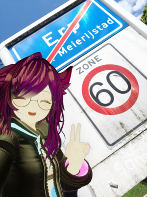 Selfie of Aux entering the no ERP zone